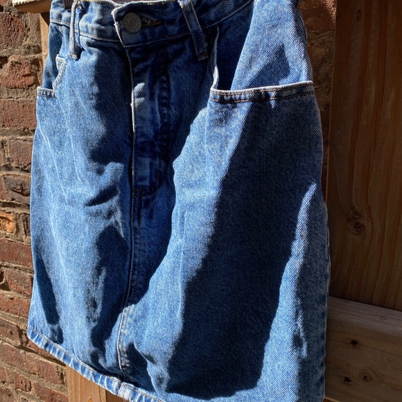 Vintage Guess Denim Jean Hi-Waisted Skirt 26W - Picture 8 of 15